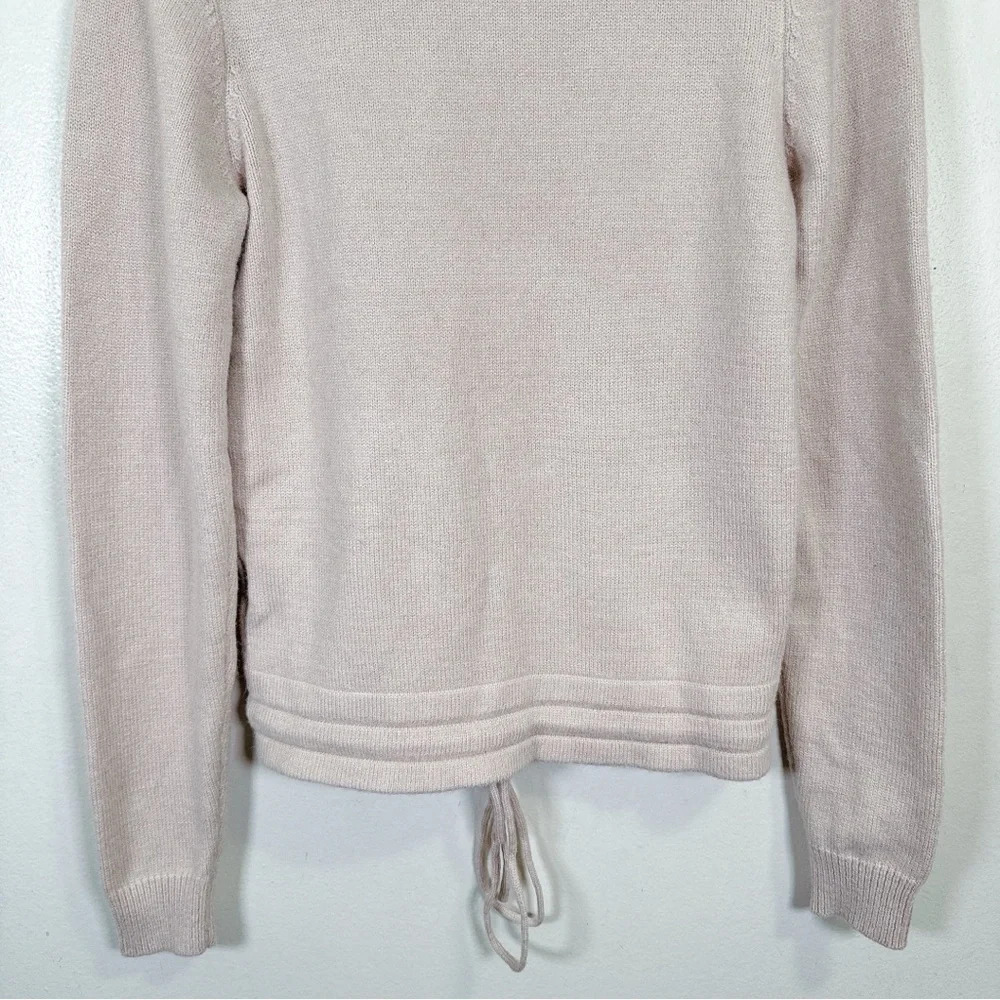 Heartloom Crew Neck Tie Waist Sweater Beige Color - Picture 15 of 16